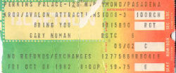 Pasadena Ticket 1982
